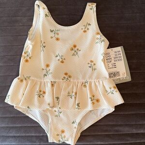 Floral Ruffle Swimsuit